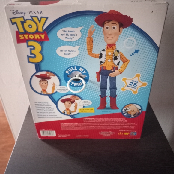 Disney Pixar Toy Story 3 Plaitime Sheriff Woody New In Box - Picture 6 of 11